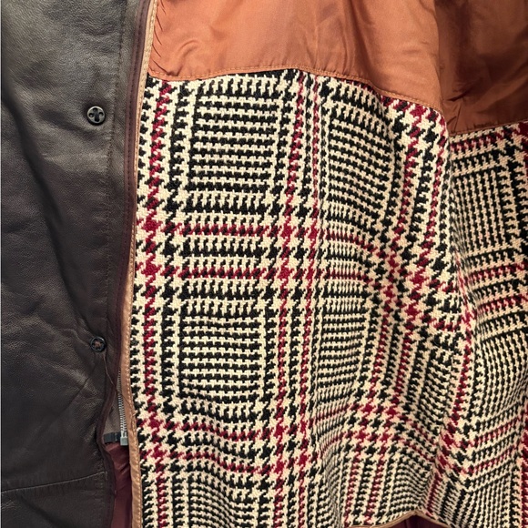 VINTAGE MAC MOR LEATHER MENS TRENCH COAT - Picture 3 of 6